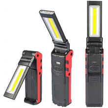 Usb Rechargeable Work Lamp, COB Flashlight Torch,LED Inspection Lamp with Magnetic Base (1 PC)