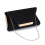 Μαύρες τσάντες clutch με γκλίτερ, γυναικείες βραδινές τσάντες clutch, τσάντες με καπάκι 1