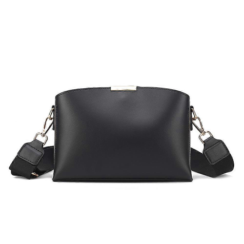 Τσάντα ώμου crossbody γυναικεία τσάντα PU δέρμα Shell τσάντα μαύρη