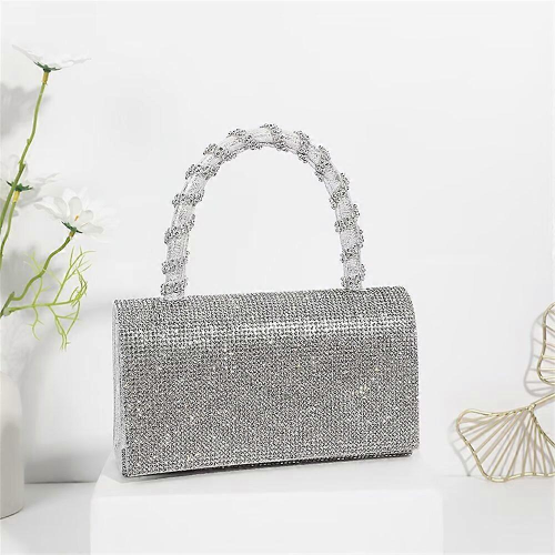 Μόδα Βραδινή Τσάντα Γυναικεία Τσάντα Crossbody με Στρας, Πορτοφόλι Φόρεμα 2