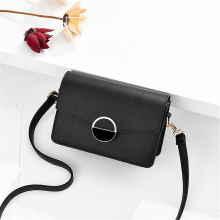 Μαύρη τσάντα crossbody μόδας για γυναίκες, απλή τσάντα