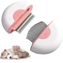 2 in 1 Cat Comb Dog Grooming Brush Hair Removal Shedding Cleaning Massage Combs