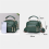 Borsa a tracolla verde da donna, mini borsa a tracolla retrò 2