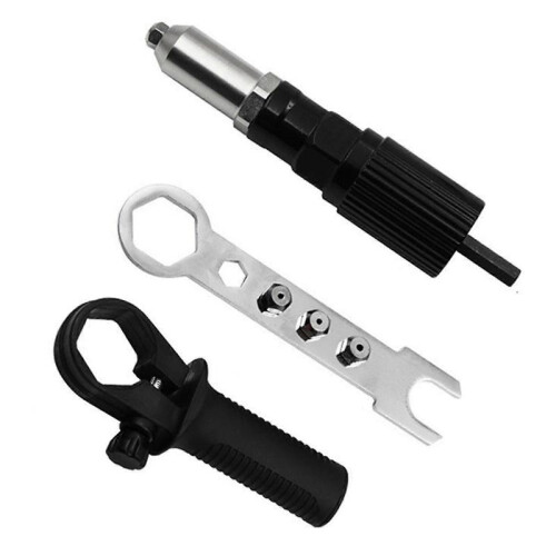 Electric Rivet Machine Adapter Rivet Nut Drill Adapter Head Kit