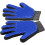 (Blue)1 Pair Pet Grooming Glove,efficient Pet Hair Remover Mitt 1