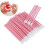 (White)200Pcs/Set Disposable Lip Brushes Make Up Brush Lipstick Lip Gloss Wands White 3