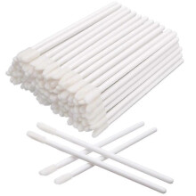 (White) 200Pcs/Set Disposable Lip Brushes Make Up Brush Lipstick Lip Gloss Wands White