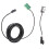 Car Bluetooth-compatible Phone Microphone Harness Cable for V W Rns315 Rns510 1