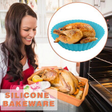 Air Fryer Silicone Pot Replacement Of Parchment Paper Liners No More Cleaning Basket After Using The Air Fryer - Food Safe Air Fryers Oven Accessories