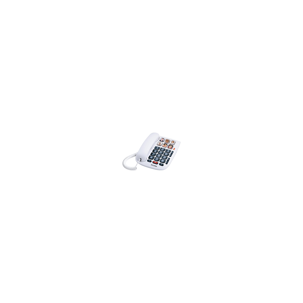 Alcatel Tmax 10 Big Button Corded Phone - White