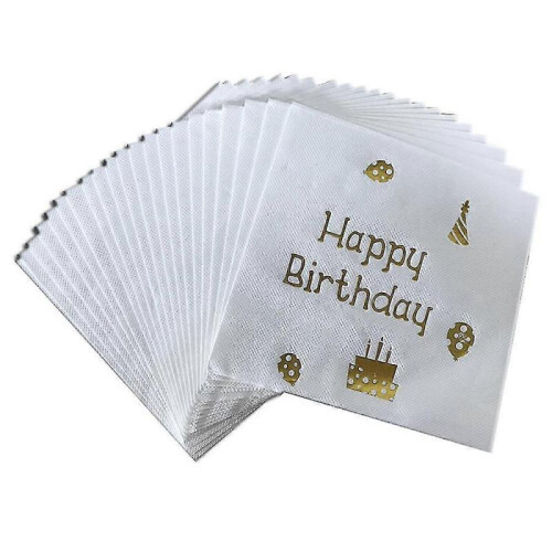 5 Packs Of Printed Napkins