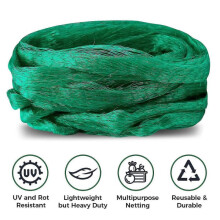 Garden Netting, 4m X 10m (completely Stretched) Pond Netting for Plants Fruits Vegetables Flowers Crops Ponds Against Bird