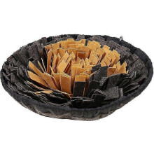 (black brown) pet snuff pads for dogs, interactive feeding games, pet slow feeding pads
