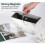 Tissue Box, Rectangular Pu Leather Tissue Holder, Tissue Box with Marble 4