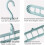 (As show, One size) 4 pcs Magic Clothes Hanger,Premium Quality Foldable Clothes Hanger,Multi-Function Space Saving Hangers,for Storing and Drying Clothes 4