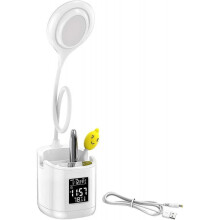 LED desk lamp for eyes, Flexible and rotating reading light at 360,Dimmable 3 Color Modes 30%-100% Brightness Levels