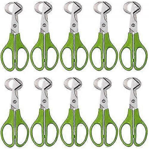 10pcs Quail Eggs Scissors, Quail Egg Shell Cutter Stainless Steel Egg Shell Opener, Egg Shell Cutting Scissors