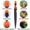 Ground Insert Atomizing Adjustable Dripper 360 Degree Drip Irrigation 50 Pcs 3