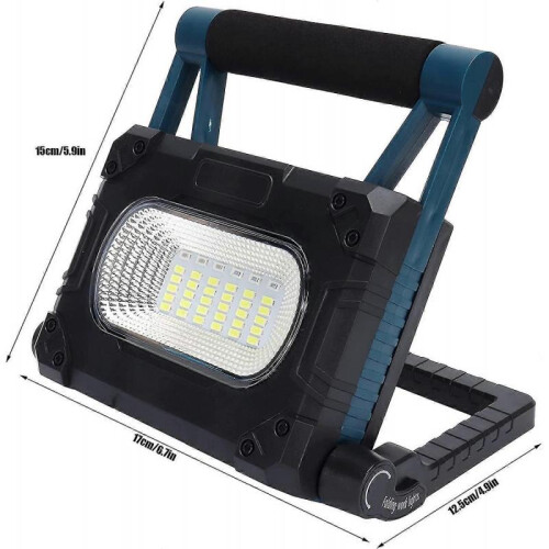 Solar Mobile Portable Light 30w 36led Usb Rechargeable Camping Flood Light 1