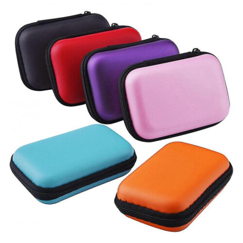 6pcs headphone storage bag