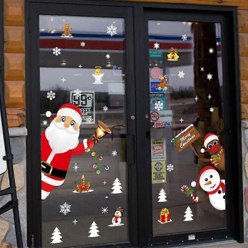 Christmas Sticker Christmas Decoration Wall Sticker 3PCS 2