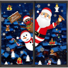 Christmas Sticker Christmas Decoration Wall Sticker 3PCS