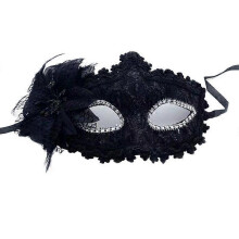 (black) masquerade princess mask halloween party nightclub dress up mask