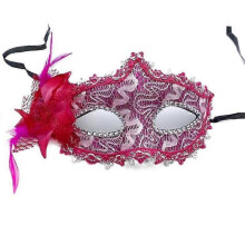 (rose Red) masquerade princess mask halloween party nightclub dress up mask