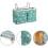 Pocket for Bunk Bed, Bedside Bag Bedside Bag, Canvas, Multifunctional,with Hook 3