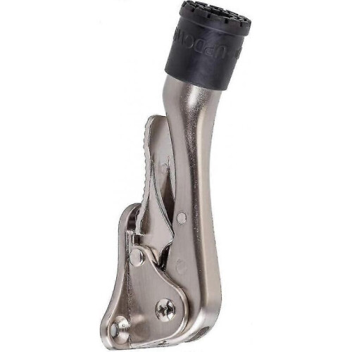1pcs Hands- Kick Door Stop, Satin Nickel (silver) 1