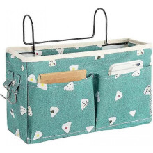 Pocket for Bunk Bed, Bedside Bag Bedside Bag, Canvas, Multifunctional,with Hook