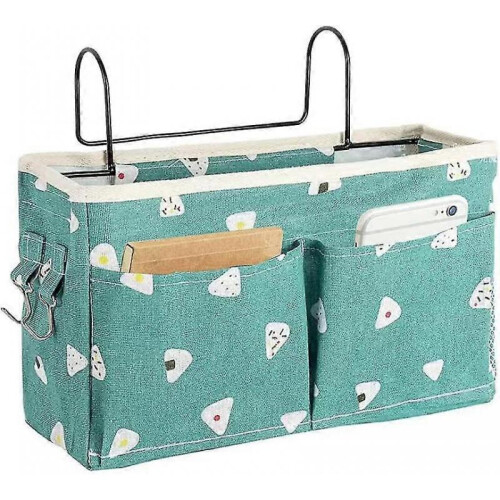 Pocket for Bunk Bed, Bedside Bag Bedside Bag, Canvas, Multifunctional,with Hook