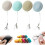 4pcs Mobile Keychain, Reusable Macaron Shape Mobile Phone Screen Glass Cleaner 1