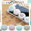 4pcs Mobile Keychain, Reusable Macaron Shape Mobile Phone Screen Glass Cleaner 4