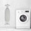 Metal Hook Wall Mount Ironing Board Holder,ironing Board Hanger,white 3