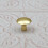 (27mm Knob) Brushed Brass Bridge Handle & Matching Knob 3