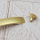 (27mm Knob) Brushed Brass Bridge Handle & Matching Knob 7