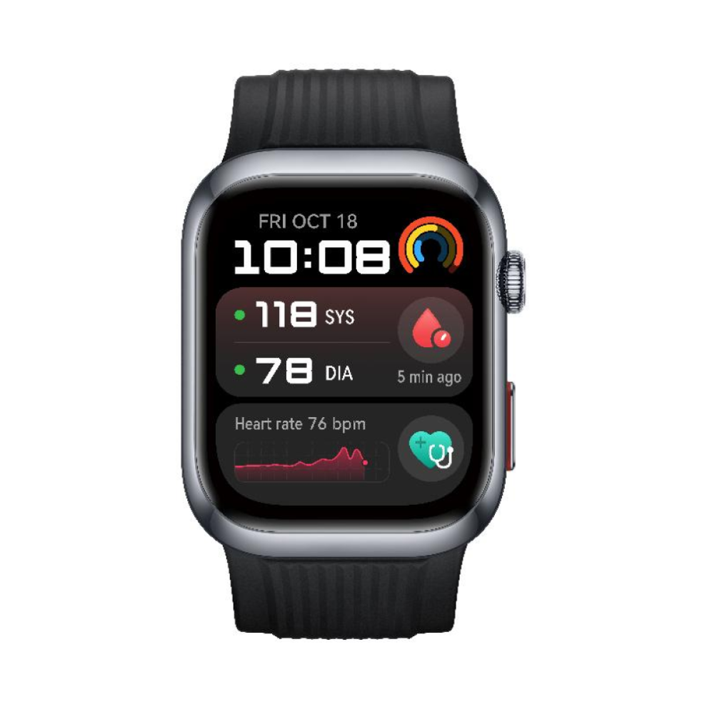 Huawei Watch D2 Smartwatch, 1,82" Amoled-Display, Ambulante Blutdruckmessung, Schlankes Design, Ekg, Smarte Lifestyle-Funktionen, Gesundheits-Community, Kompatibel Mit Ios & Android™, Schwarz-image
