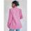 (XL,pink)Women's Lapel Pockets Blazer Suit Long Sleeve Work Office Jacket 3