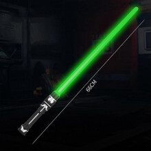 (Green) Star Wars Led Lightsaber Toys Flashing Light Laser Saber Lighted Swords With Sound Cosplay Props Gift
