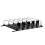 (31cm, 5pcs) Refrigerator-automatic Pusher Glide Soda Can Organizer Plastic Large Capacity Black Creative Home Storage Fridge-holds 5