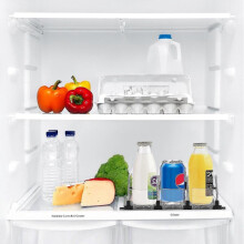 (38cm, 3pcs) Refrigerator-automatic Pusher Glide Soda Can Organizer Plastic Large Capacity Black Creative Home Storage Fridge-holds