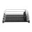 (31cm, 5pcs) Refrigerator-automatic Pusher Glide Soda Can Organizer Plastic Large Capacity Black Creative Home Storage Fridge-holds 3
