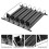 (31cm, 6pcs) Refrigerator-automatic Pusher Glide Soda Can Organizer Plastic Large Capacity Black Creative Home Storage Fridge-holds 1