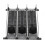 (38cm, 3pcs) Refrigerator-automatic Pusher Glide Soda Can Organizer Plastic Large Capacity Black Creative Home Storage Fridge-holds 3