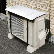 Air Conditioner Cover for Outside Waterproof Ac Top Protectors with Adjustable Strap Aluminum Foil Flame Retardant