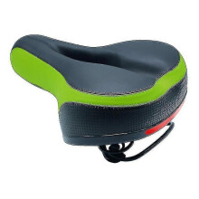 (dark green) Bicycle Saddle Extra Wide Big Butt Riding Gel Padded Bicycle Comfortable Thickened Seat