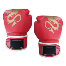 (L, Red) Kids Boxing Gloves Youth Boxing Gloves , Boys And Girls Training Boxing Gloves For Punching Bag, Kickboxing, Muay Thai