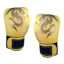 (L, Yellow) Kids Boxing Gloves Youth Boxing Gloves , Boys And Girls Training Boxing Gloves For Punching Bag, Kickboxing, Muay Thai