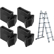 4 Pcs,replacement Ladder Feet,rubber Ladder Feet,ladder Safety Feet,ladder Protective Cover,ladder Accessories,for Telescopic Ladder,herringbone Ladde